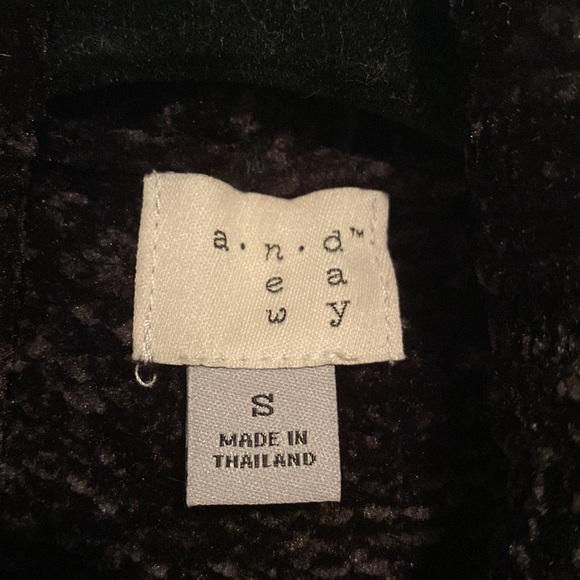 A New Day Chenille Black Cardigan - Picture 2 of 3